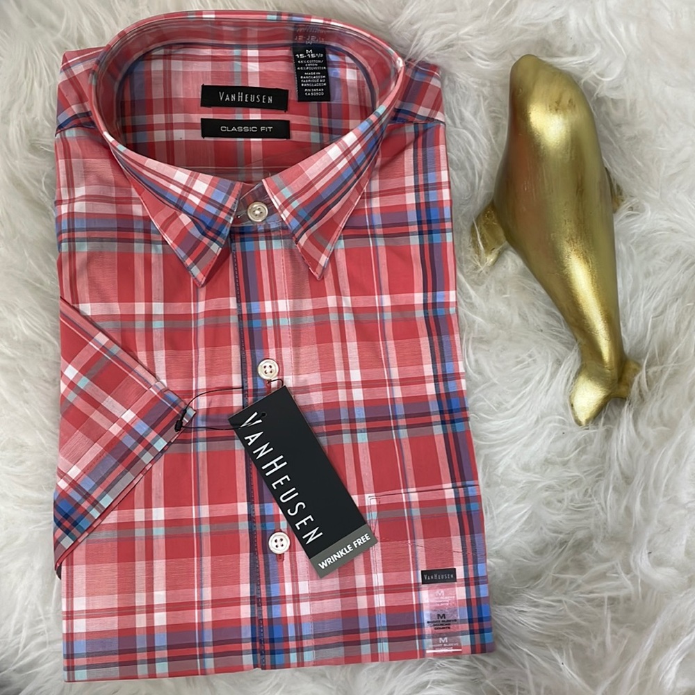 Van Heusen Men's Short Sleeve Shirt